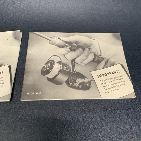 Vintage Garcia Mitchell 300 Spinning Reel - Made In France Manuals Extra Spools - Picture 5 of 16